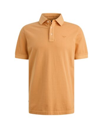 Poloshirt mit Garment-Dye-Waschung aus Piqué von PME Legend