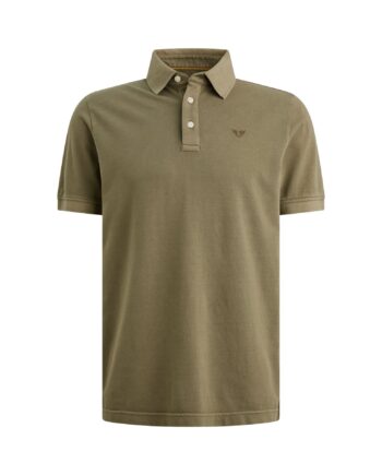 Poloshirt mit Garment-Dye-Waschung aus Piqué von PME Legend