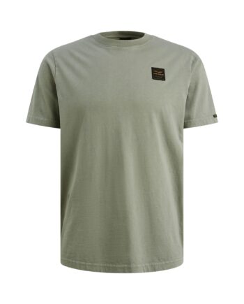 T-Shirt mit Badge und Garment-Dye-Waschung von PME Legend