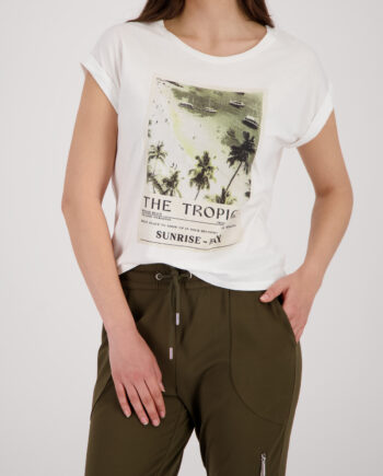 T-Shirt mit Print von Monari
