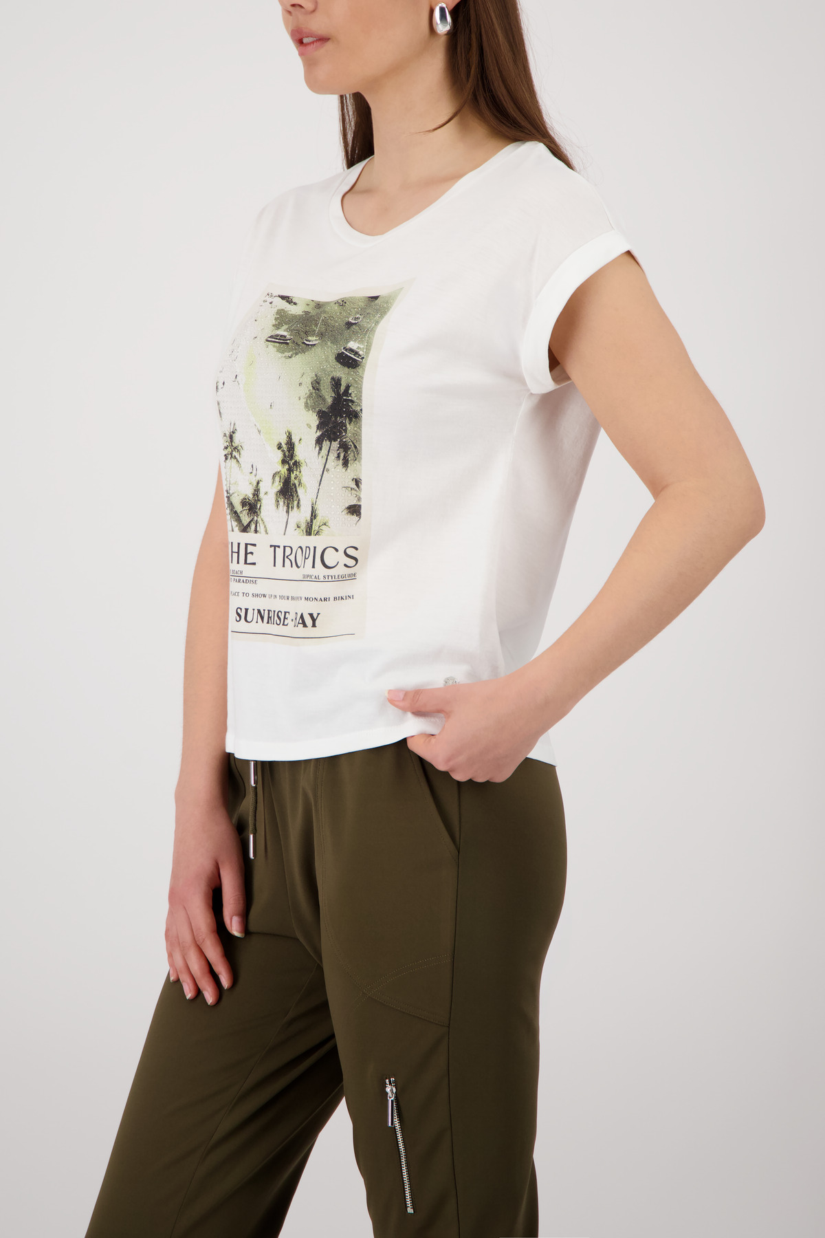 T-Shirt mit Print von Monari