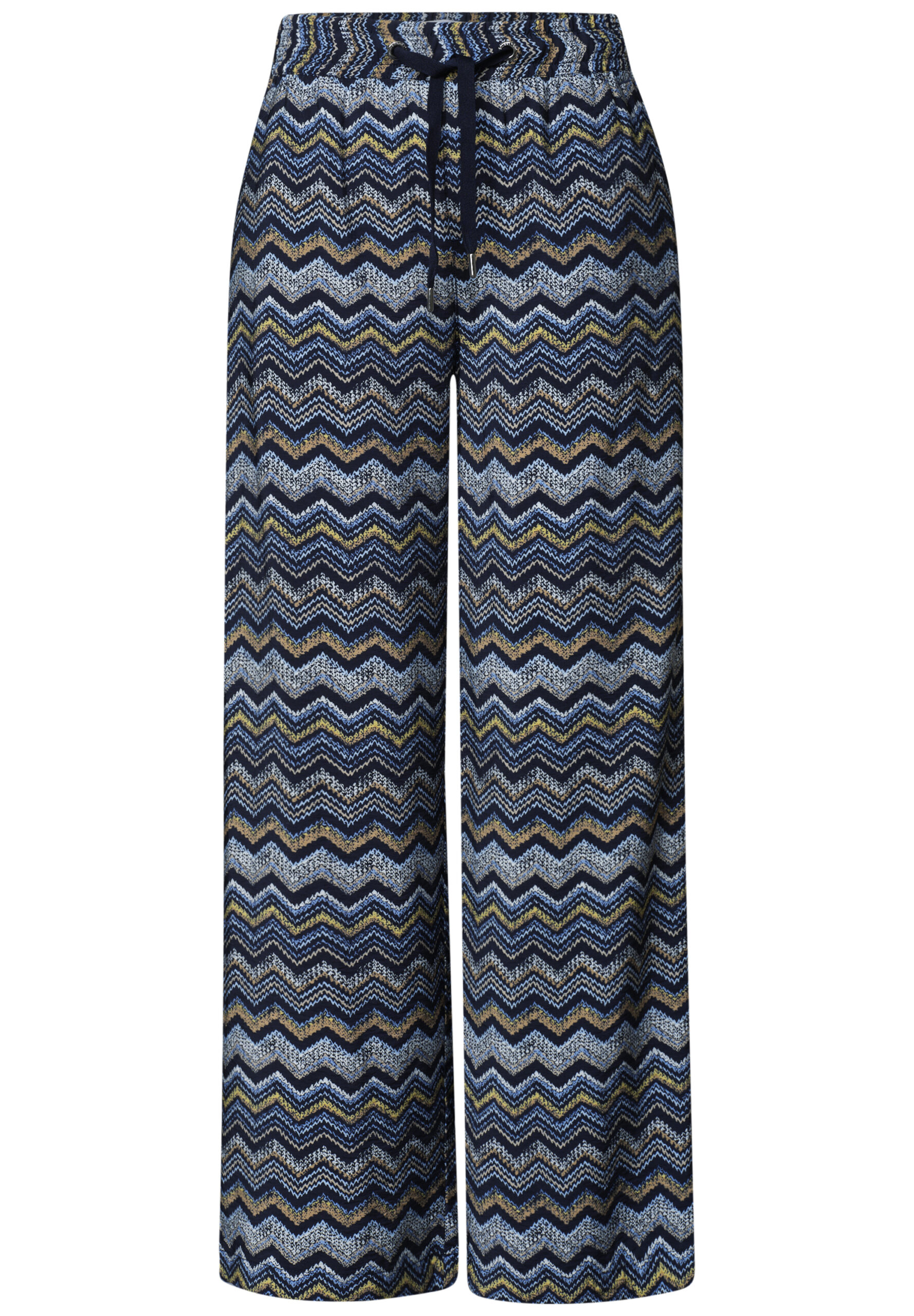 High Waist Wide Leg Hose im Loose Fit von Street One