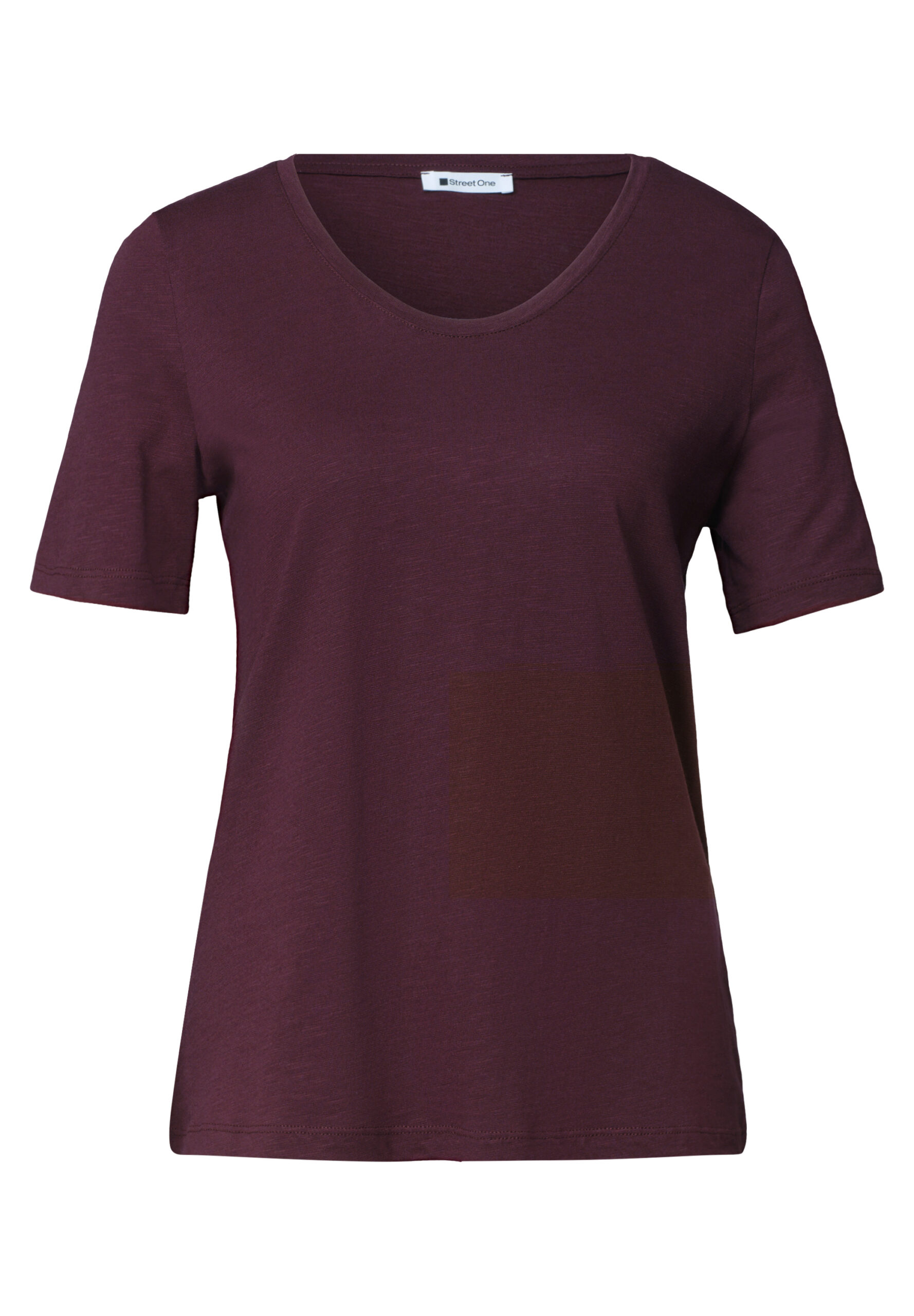 Basic T-Shirt aus Jersey von Street One