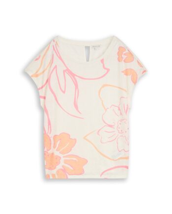 T-Shirt mit Blumenmuster von Tom Tailor