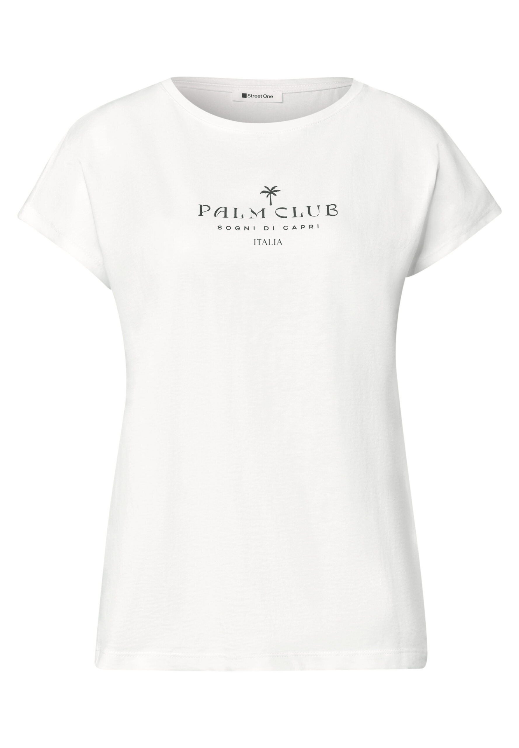 Dropped Shoulder Shirt mit Wording