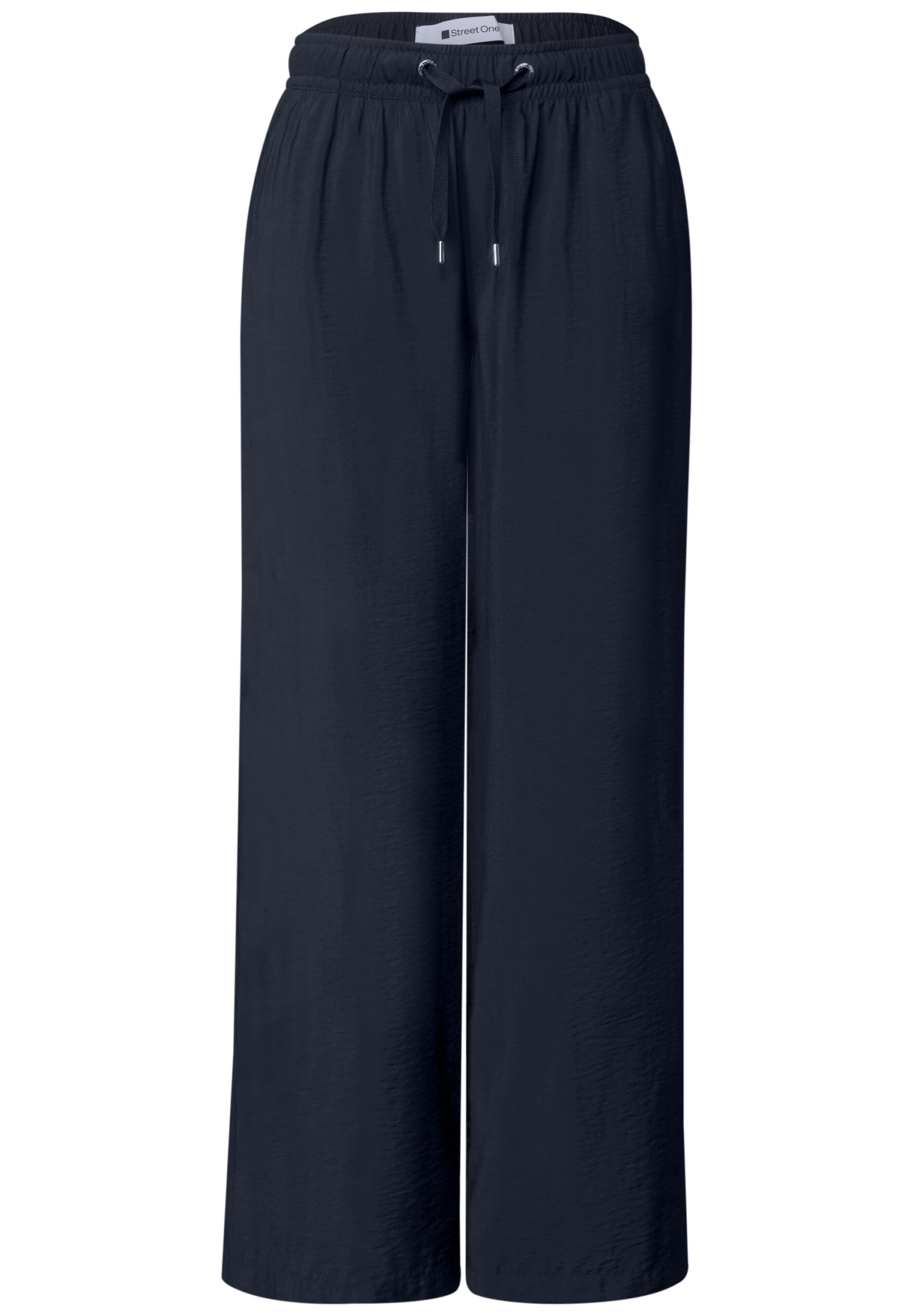 High Waist Wide Leg Hose im Loose Fit von Street One