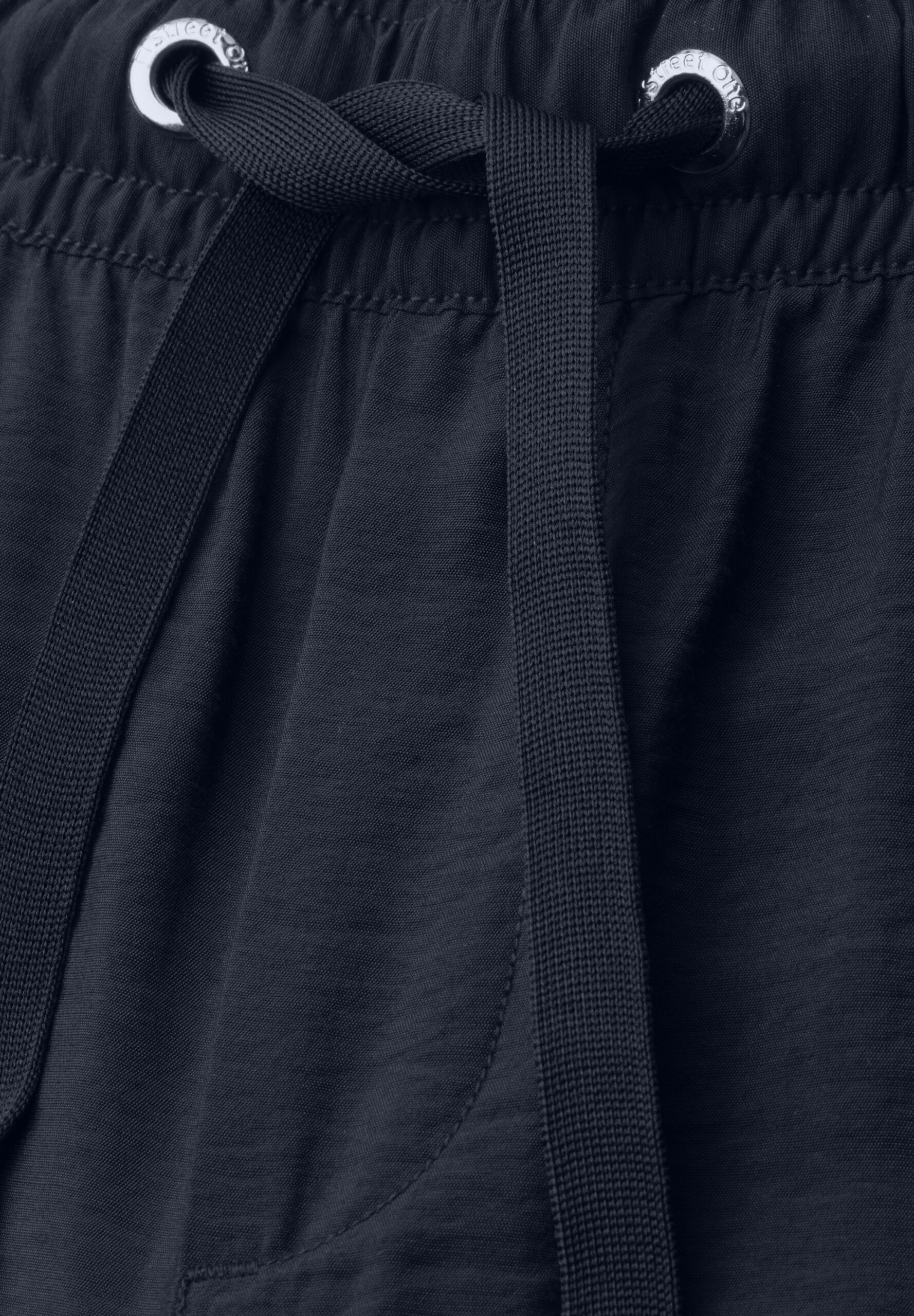 High Waist Wide Leg Hose im Loose Fit von Street One