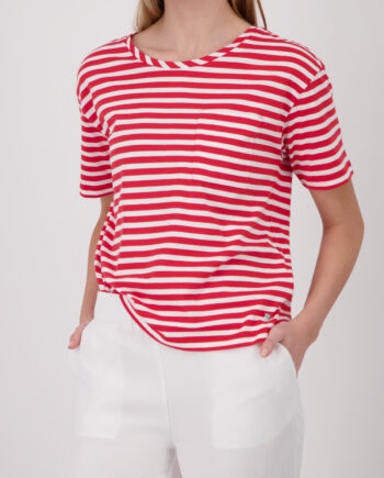 T-Shirt mit Brusttasche von Monari