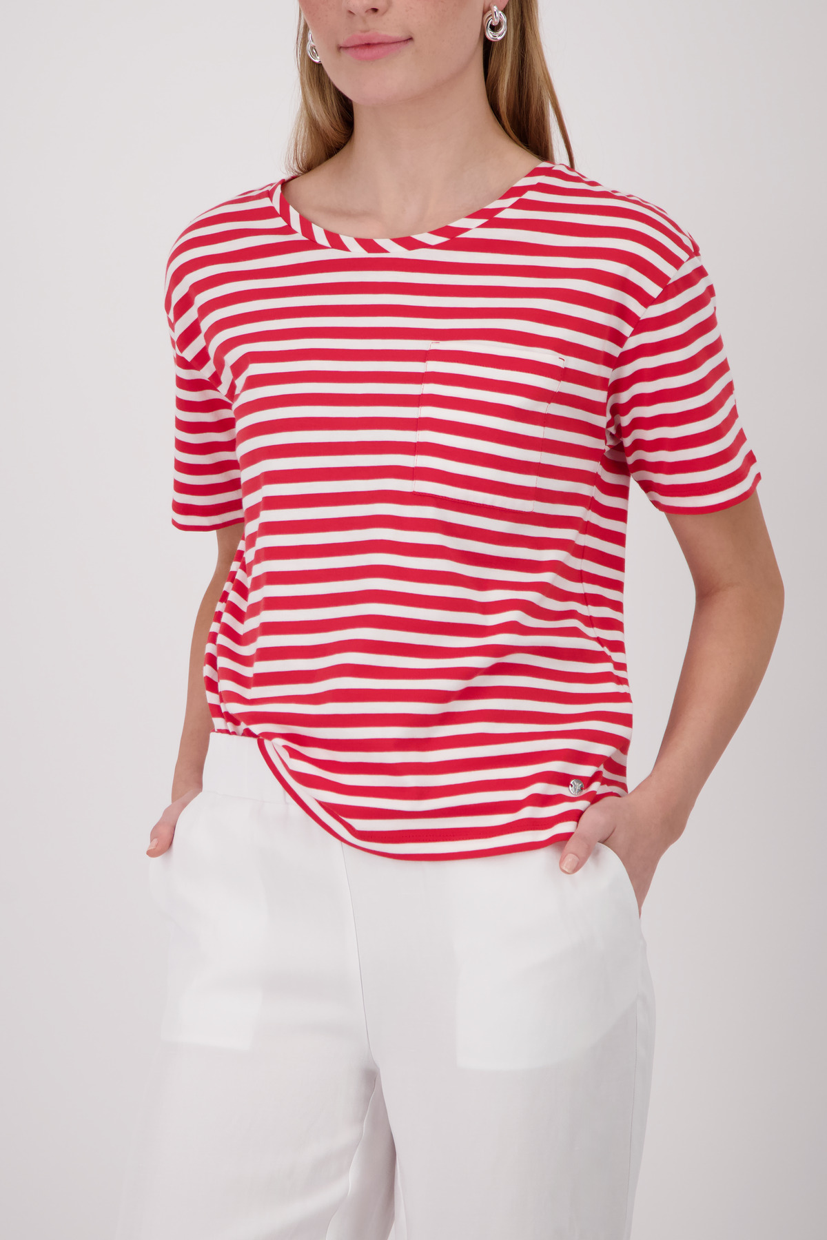 T-Shirt mit Brusttasche von Monari