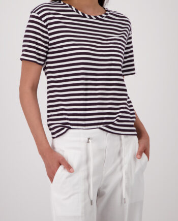 T-Shirt mit Brusttasche von Monari