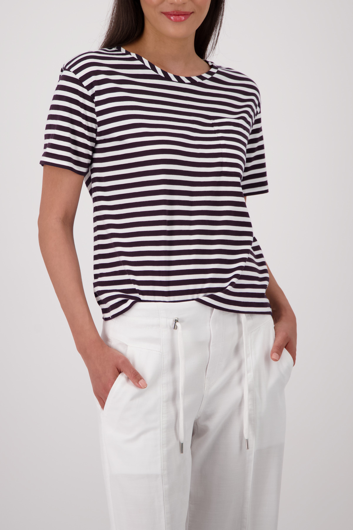 T-Shirt mit Brusttasche von Monari