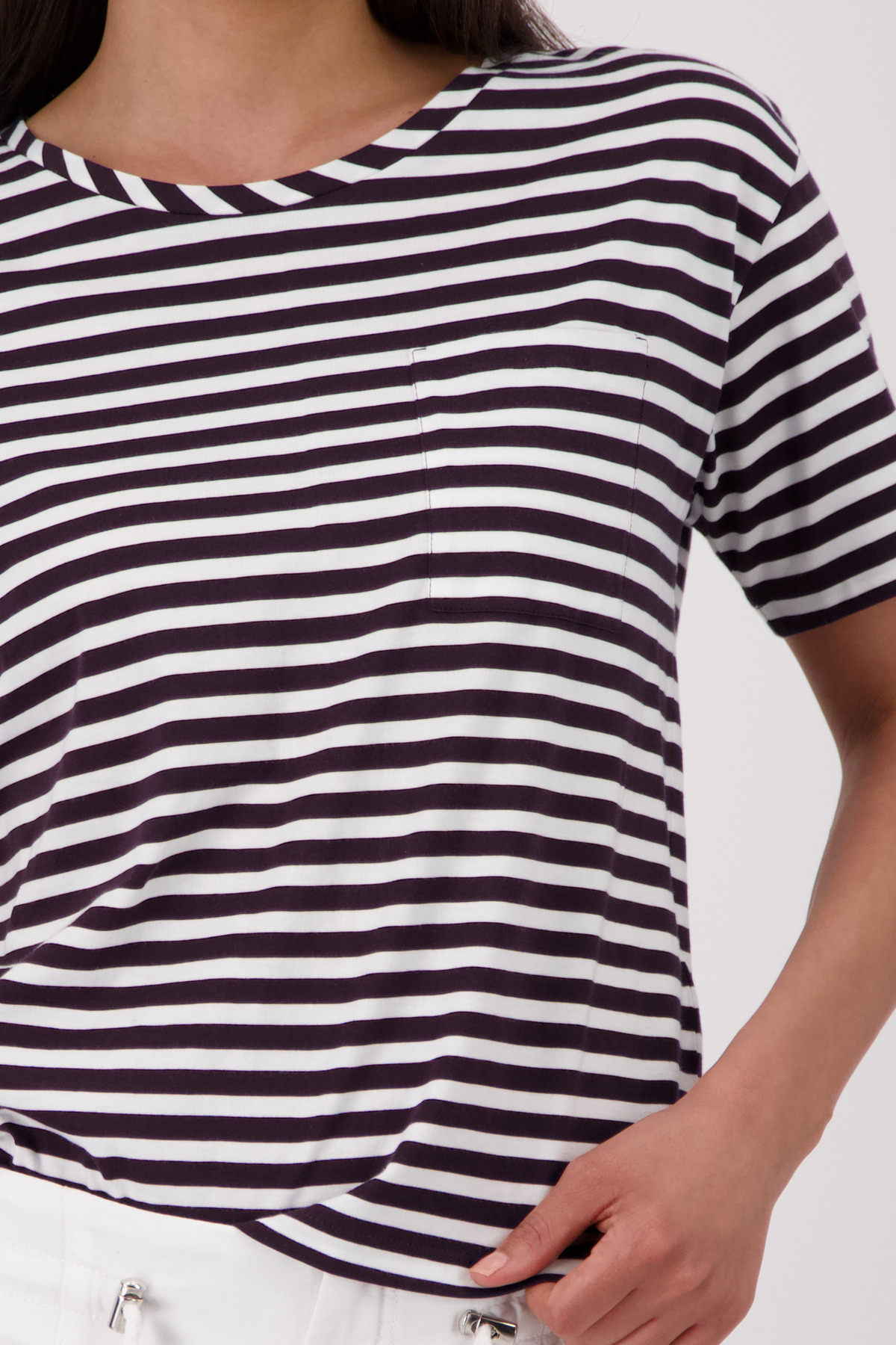 T-Shirt mit Brusttasche von Monari