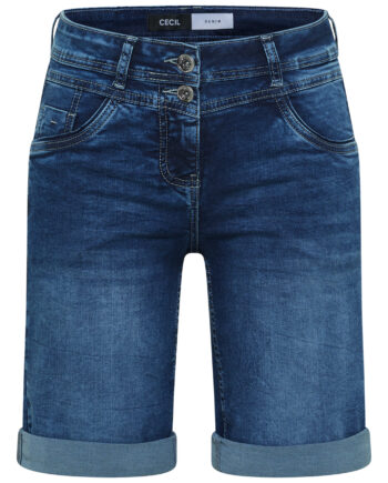 Slim Leg Jeansshorts von Cecil