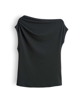 Drapiertes Off-Shoulder Shirt aus weichem Jersey von Someday