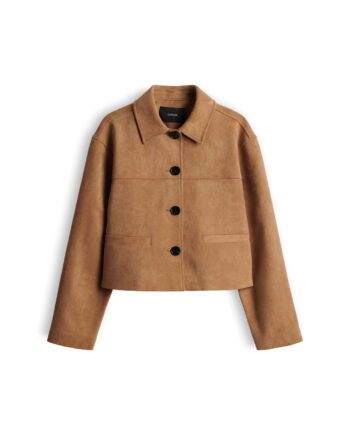Boxy Kurzjacke in Velour Optik von Opus