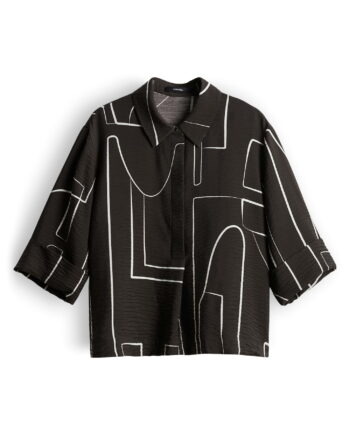 Printbluse mit zarter Crash Optik Loose Fit von Someday