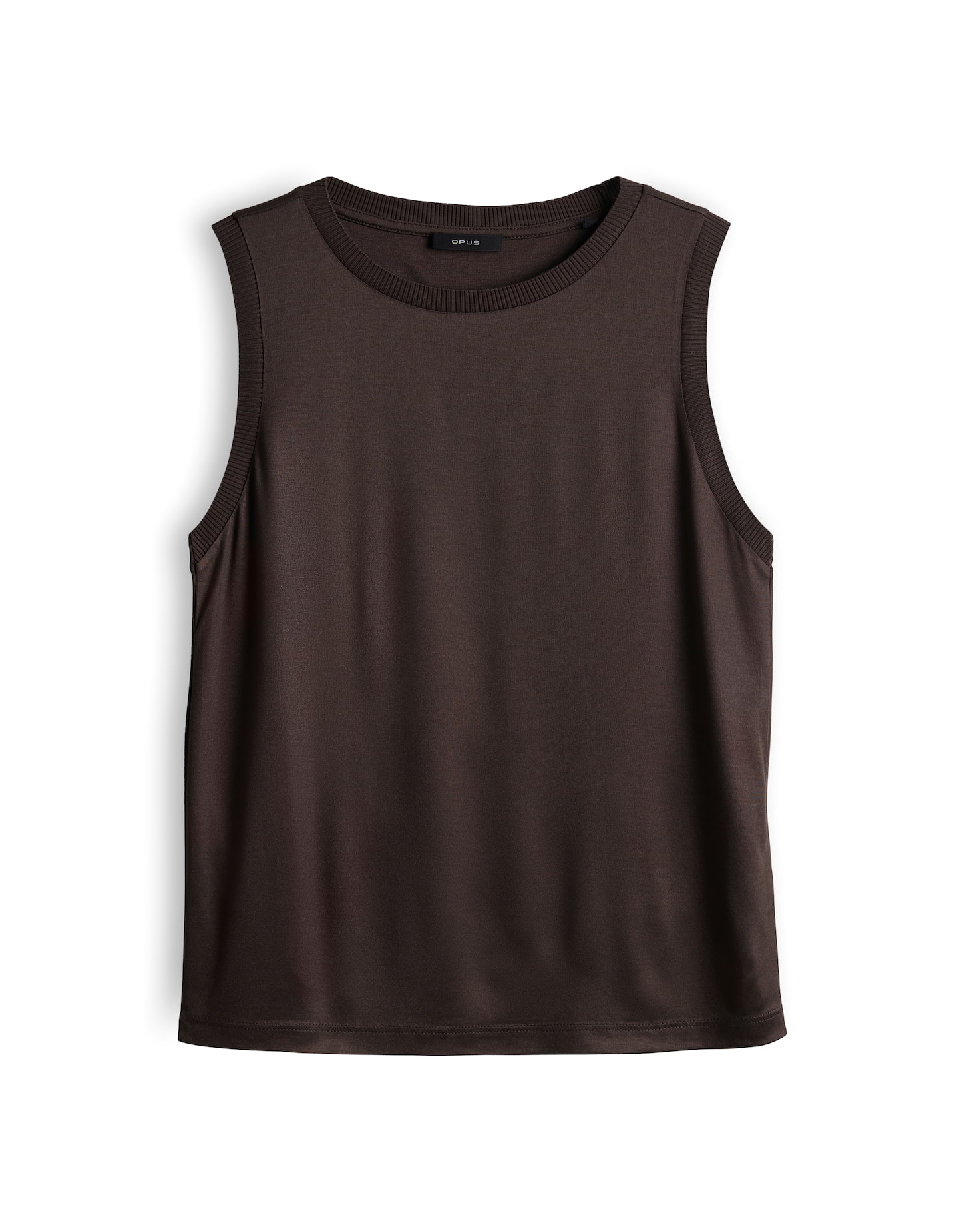 Jerseytop mit Rippbündchen von Opus