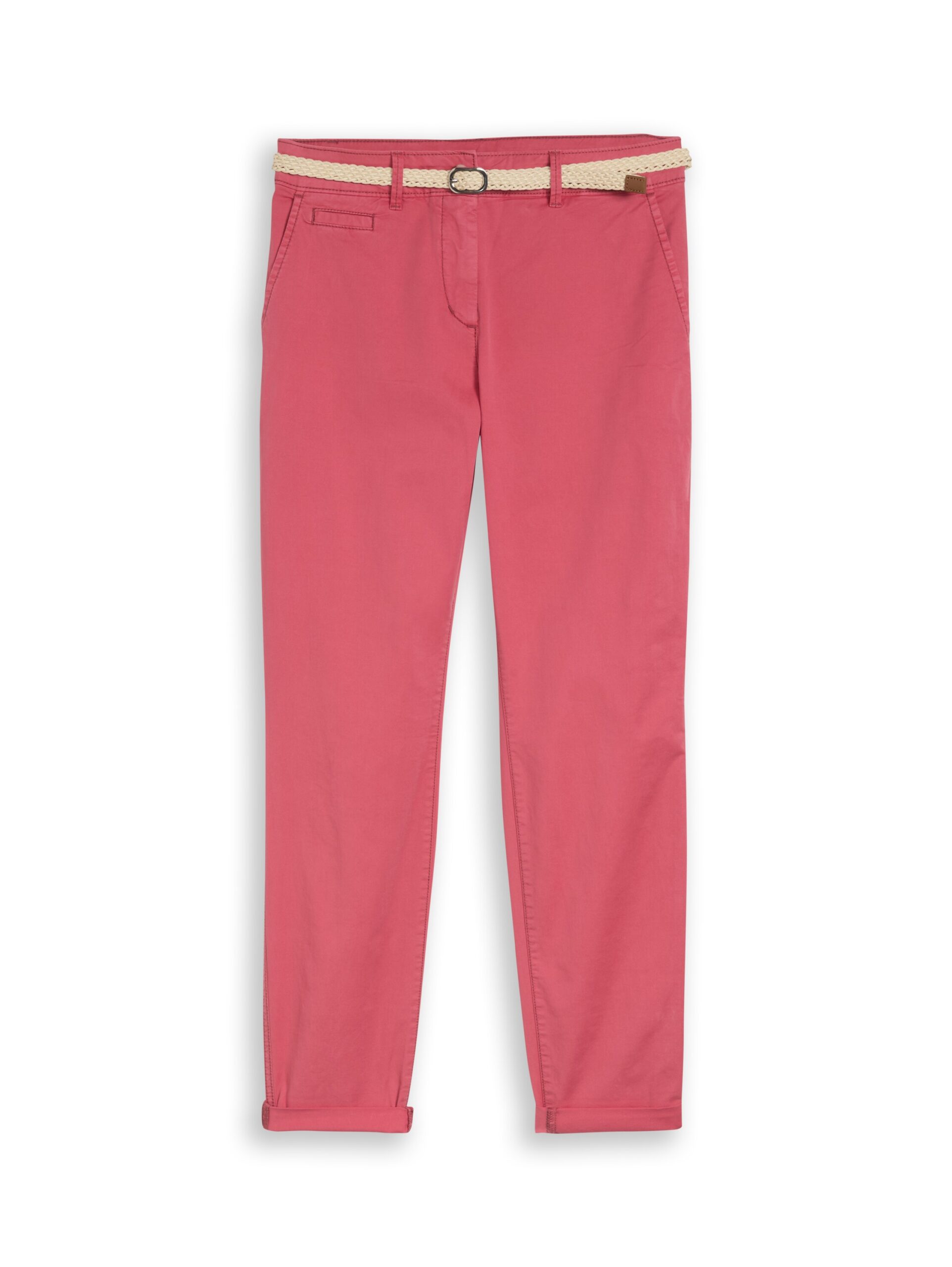 Slim Chino Hose mit Gürtel von Tom Tailor