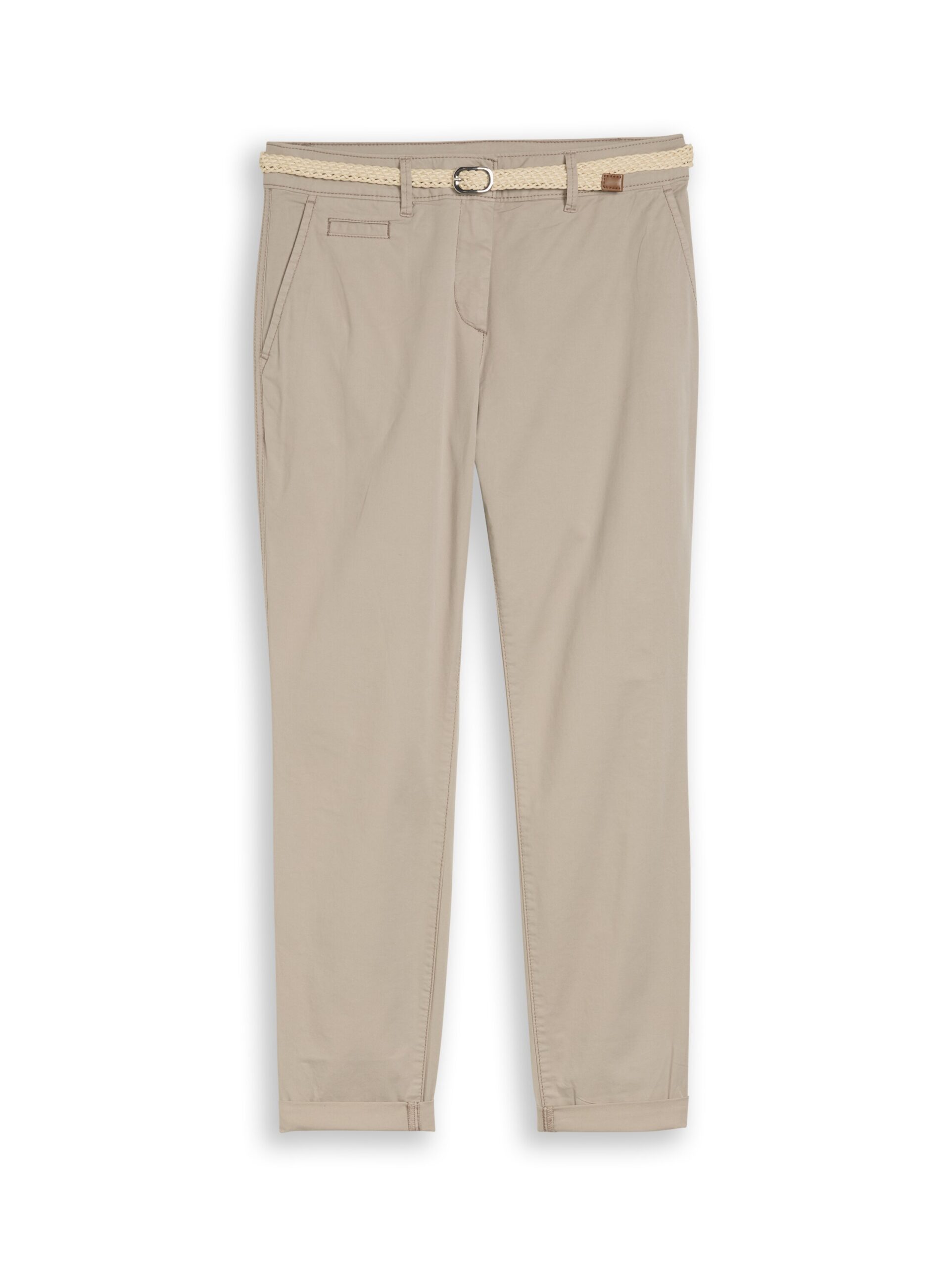 Slim Chino Hose mit Gürtel von Tom Tailor