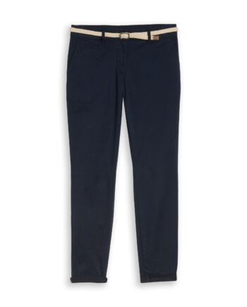 Slim Chino Hose mit Gürtel von Tom Tailor