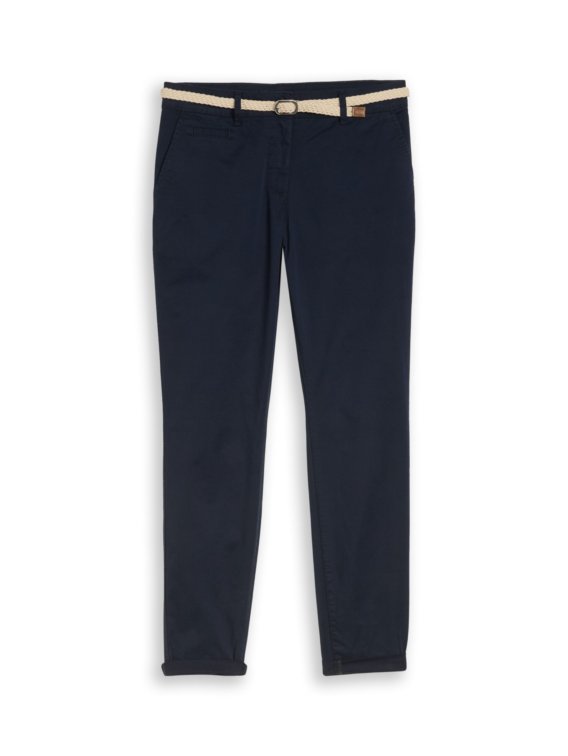 Slim Chino Hose mit Gürtel von Tom Tailor