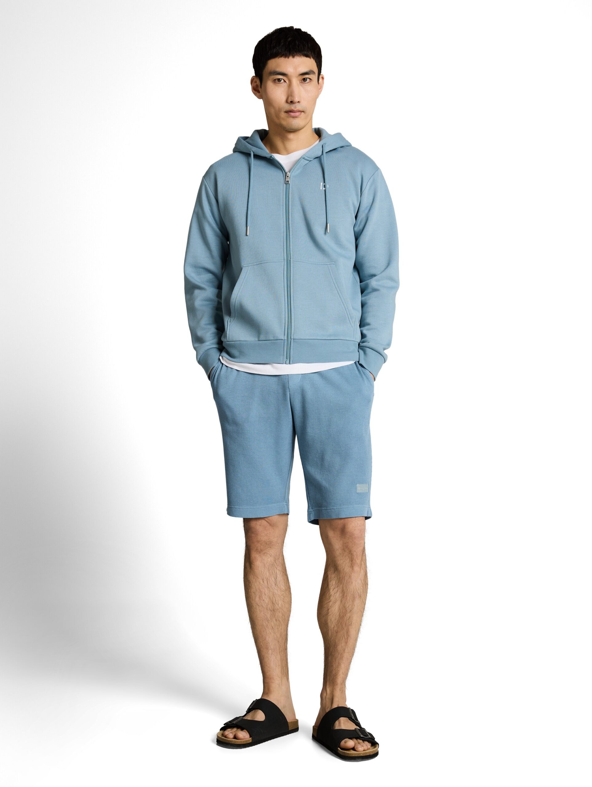Shorts mit Waffelstruktur von Tom Tailor
