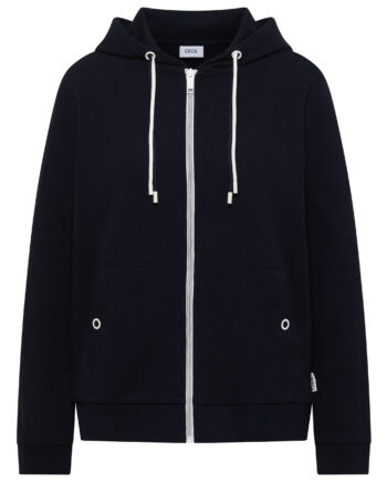 Langarm Jacke mit Kapuze und Struktur von Cecil