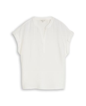 Loose Fit Bluse mit V-Ausschnitt von Tom Tailor