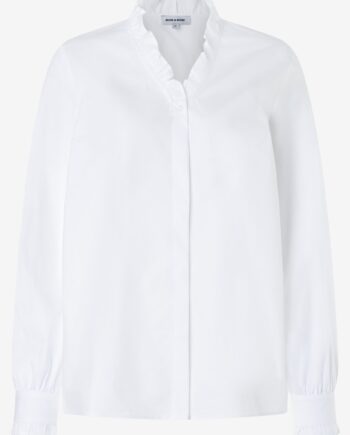 Bluse mit Rüschenkragen von More&More