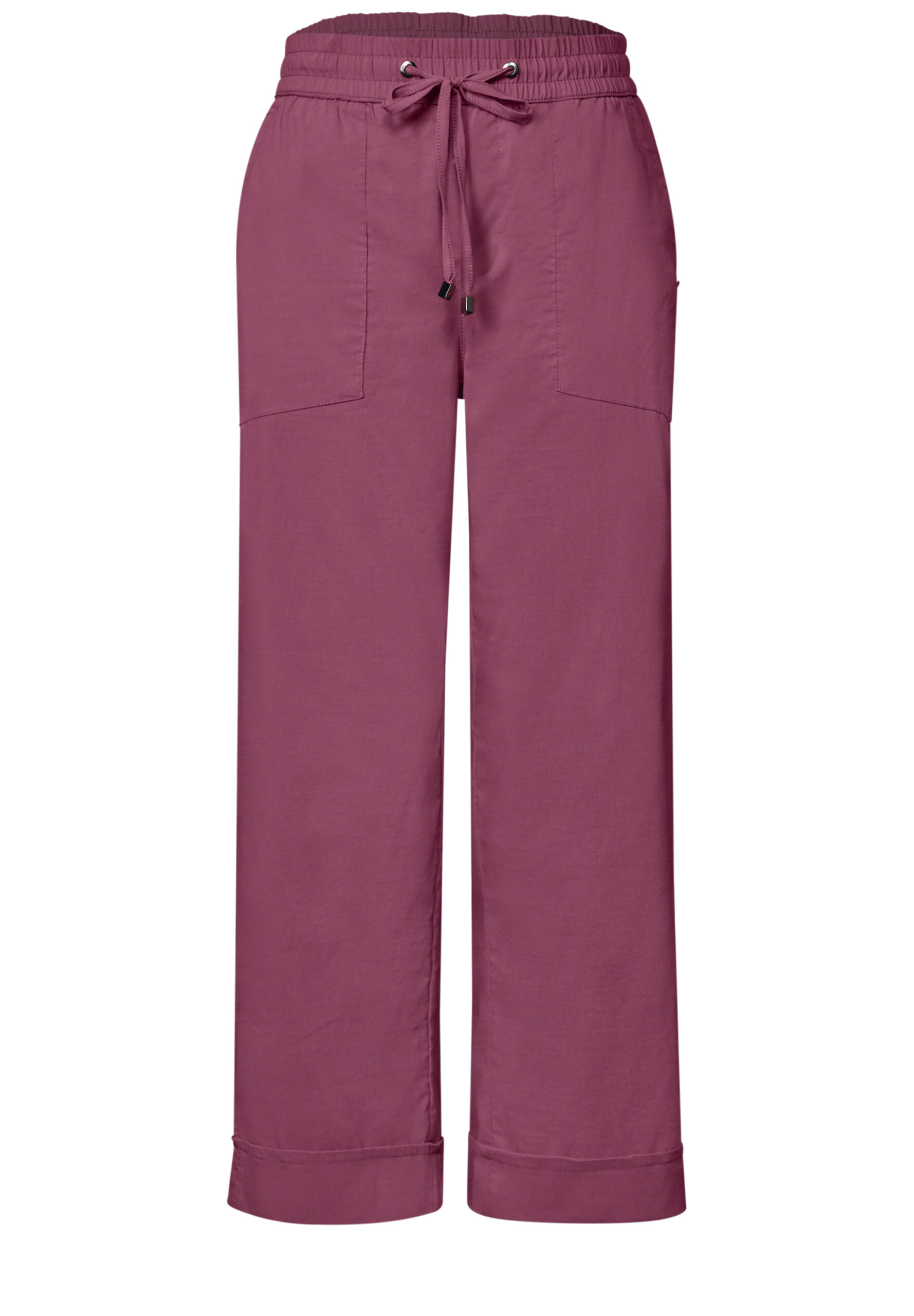 Straight Leg Hose im Casual Fit mit Turn-Up von Street one