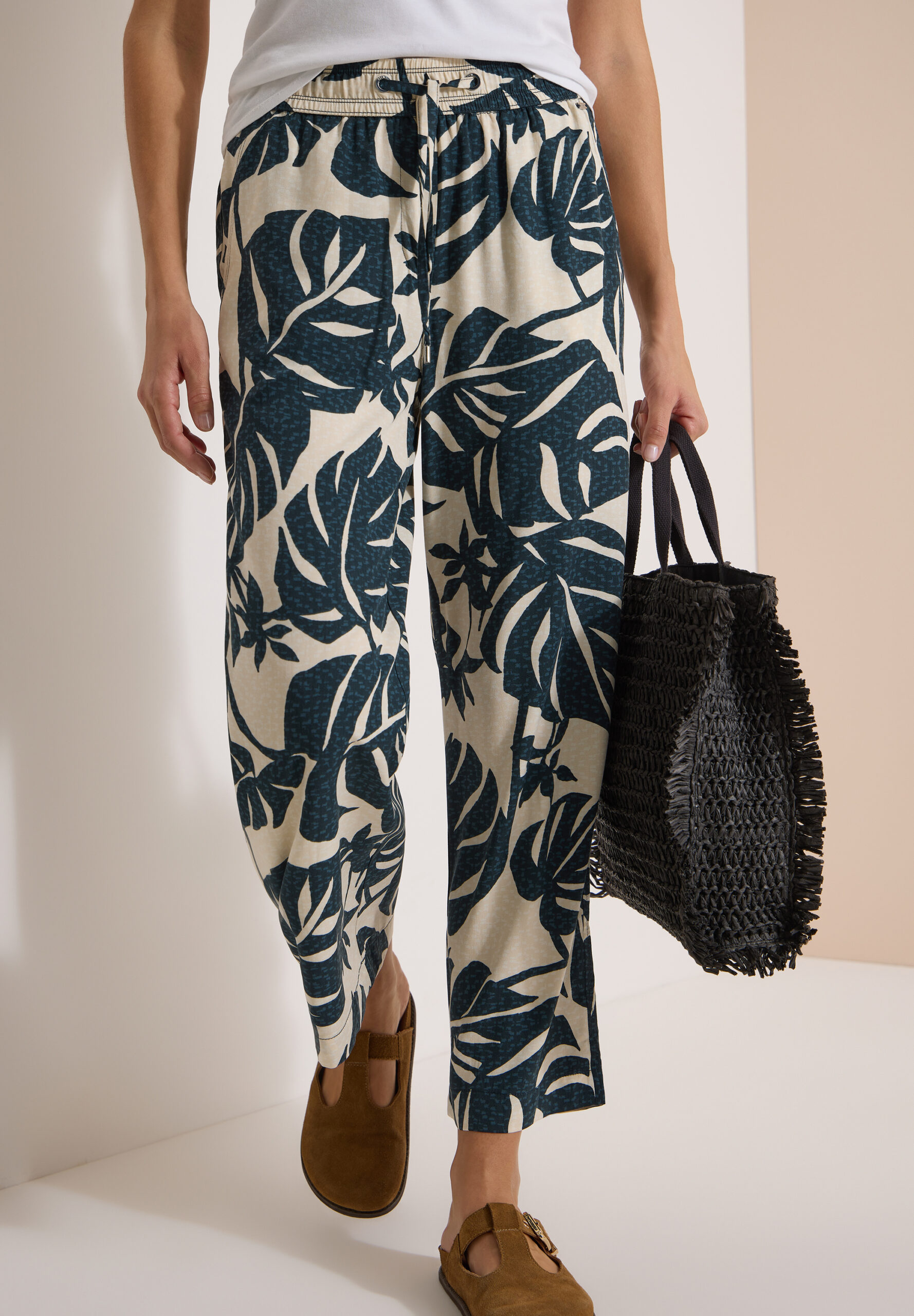 Wide Leg Hose im Loose Fit von Cecil
