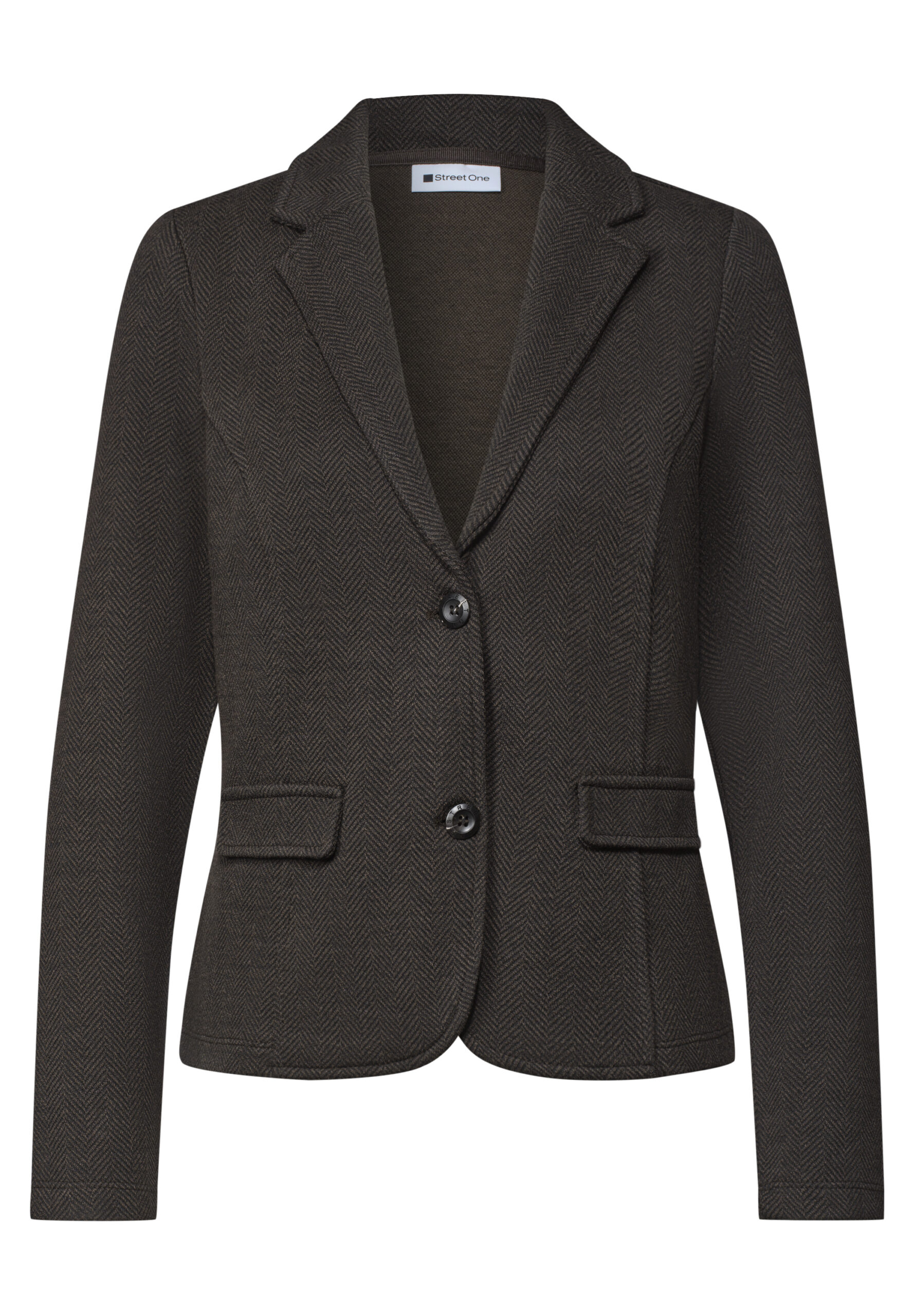 Basic Blazer mit Reverskragen und Dessin von Street one