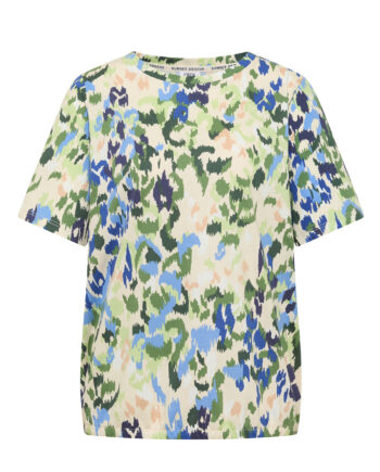 T-Shirt mit Boat Neck und Print von Cecil