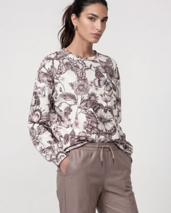 Sweatshirt mit Blumenmuster von Monari