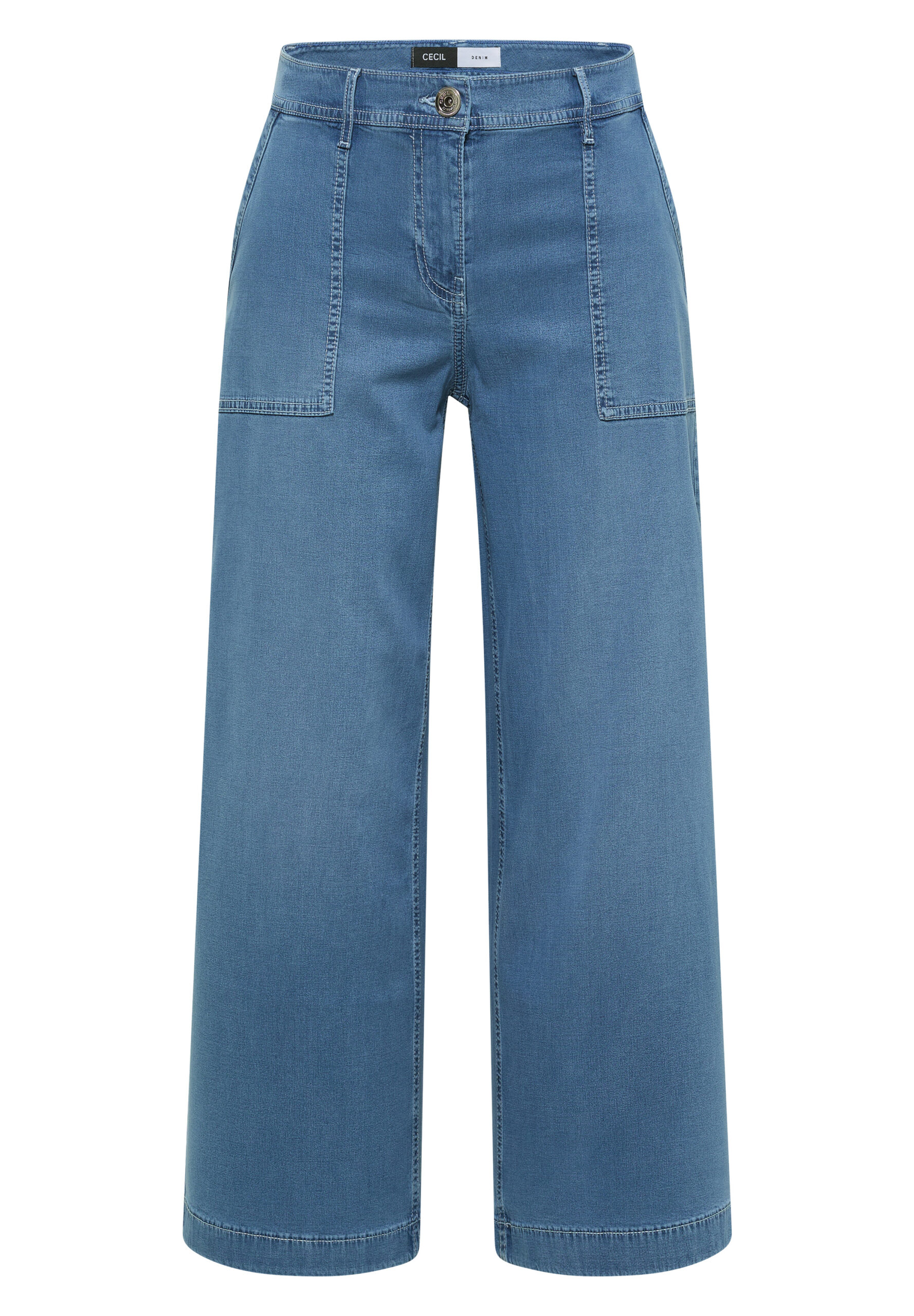 High Waist Wide Leg Jeans im Loose Fit von Cecil