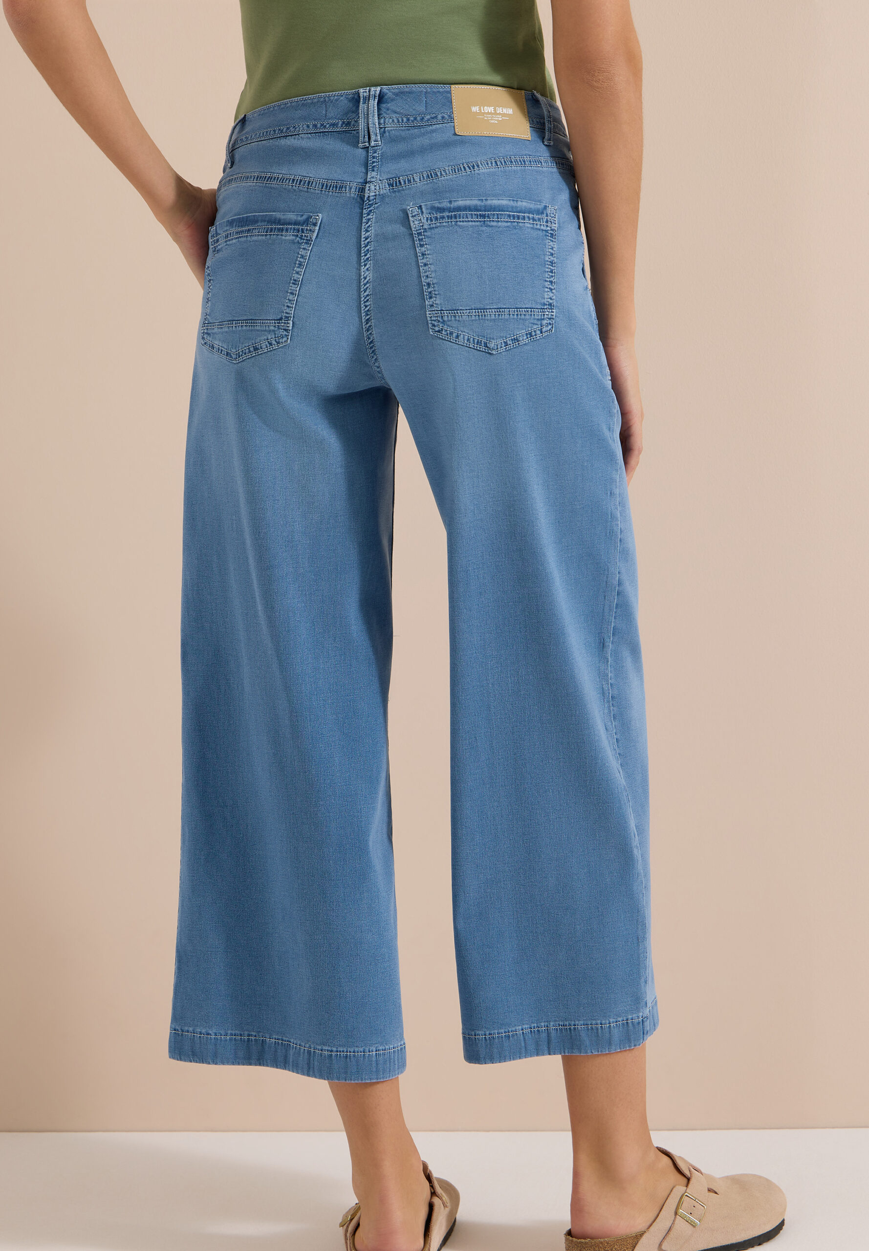 High Waist Wide Leg Jeans im Loose Fit von Cecil