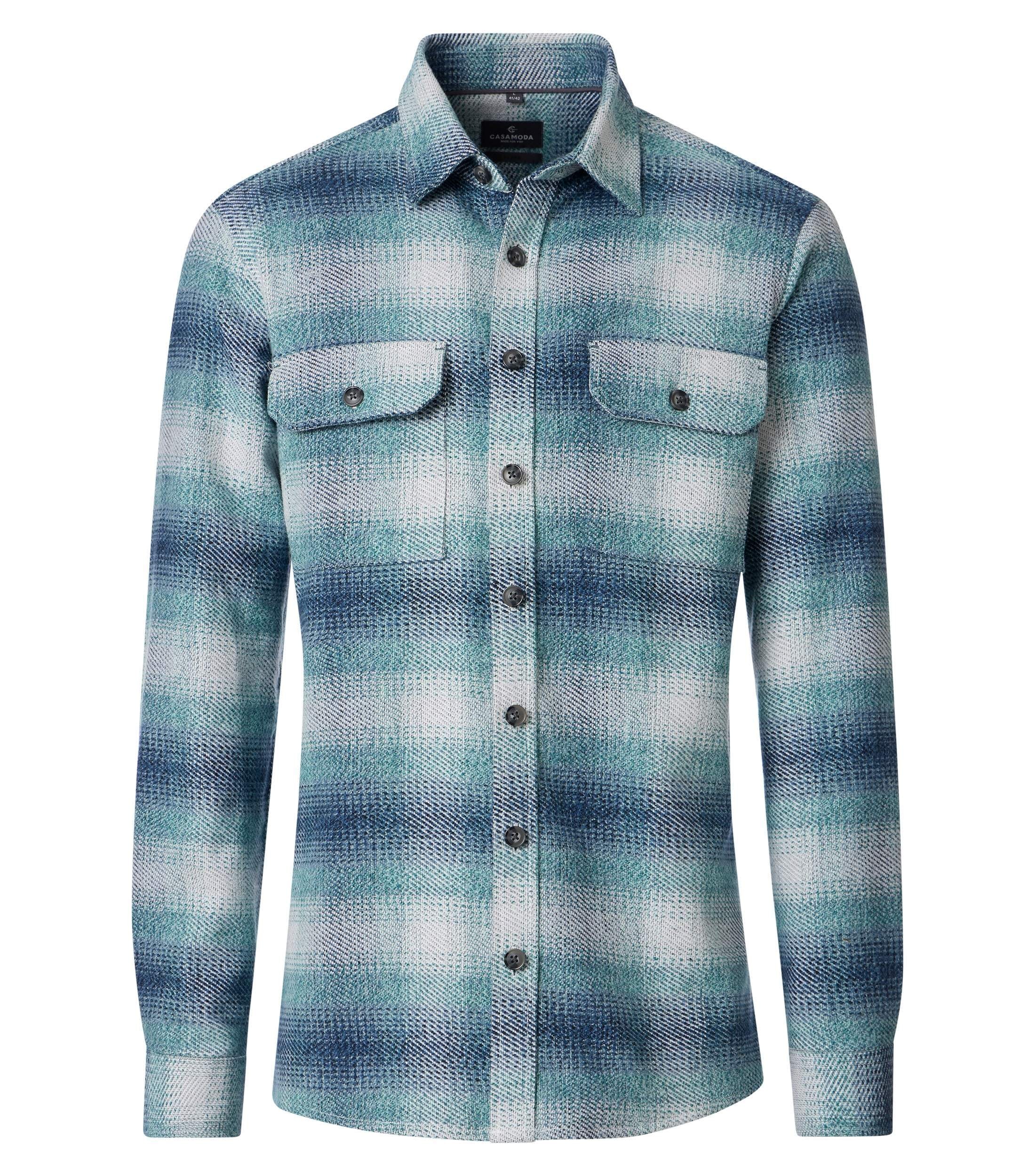 Flanell-Hemdjacke von Casamoda
