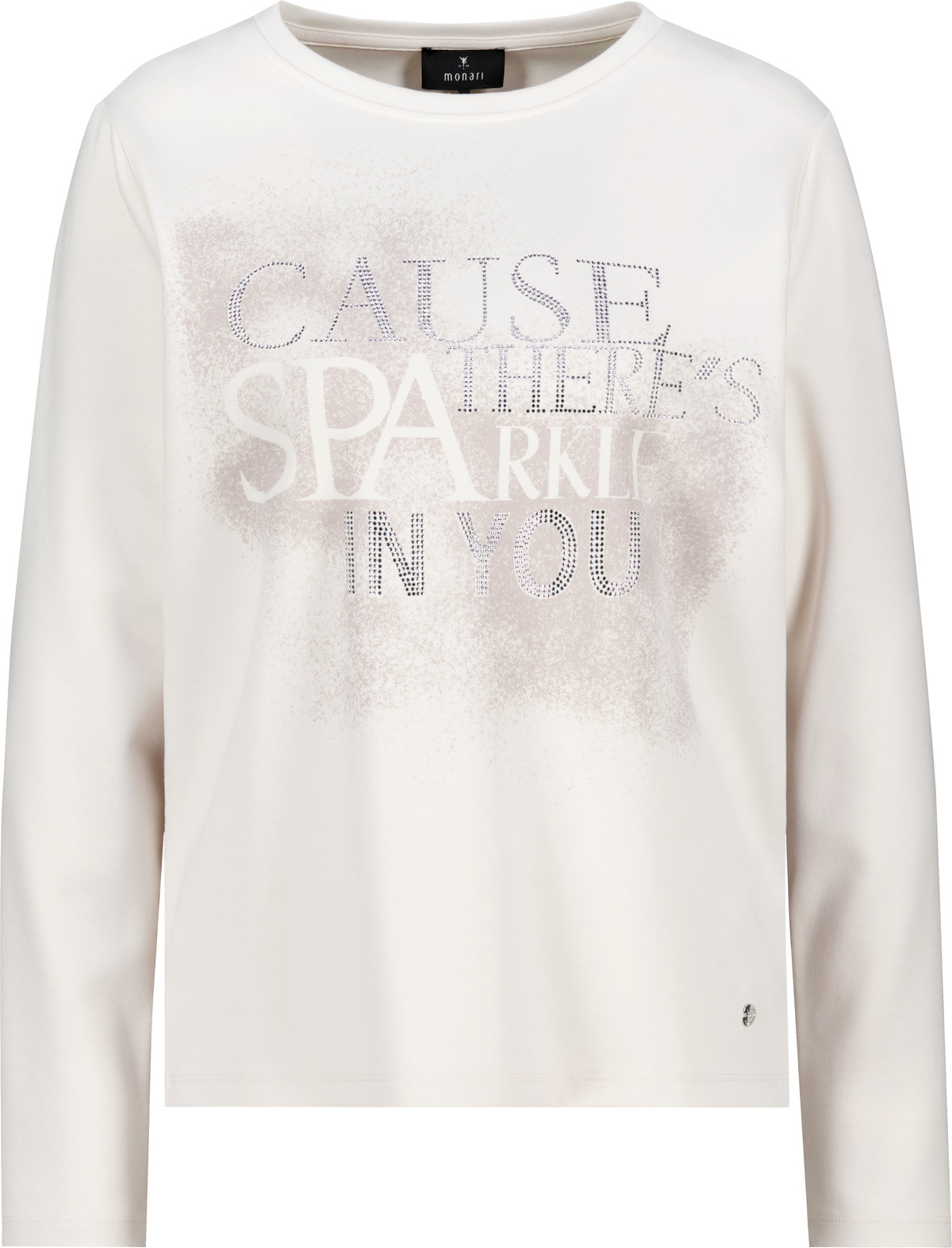 Sweatshirt mit Schmuckdetails von Monari