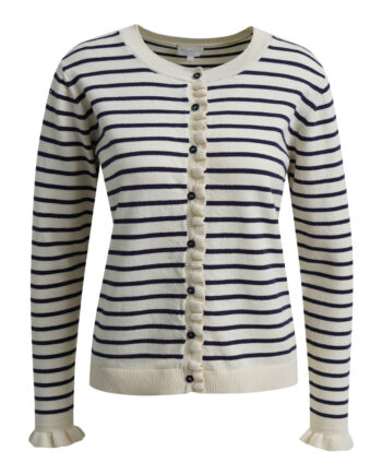 Strickjacke mit Rüschen von Milano