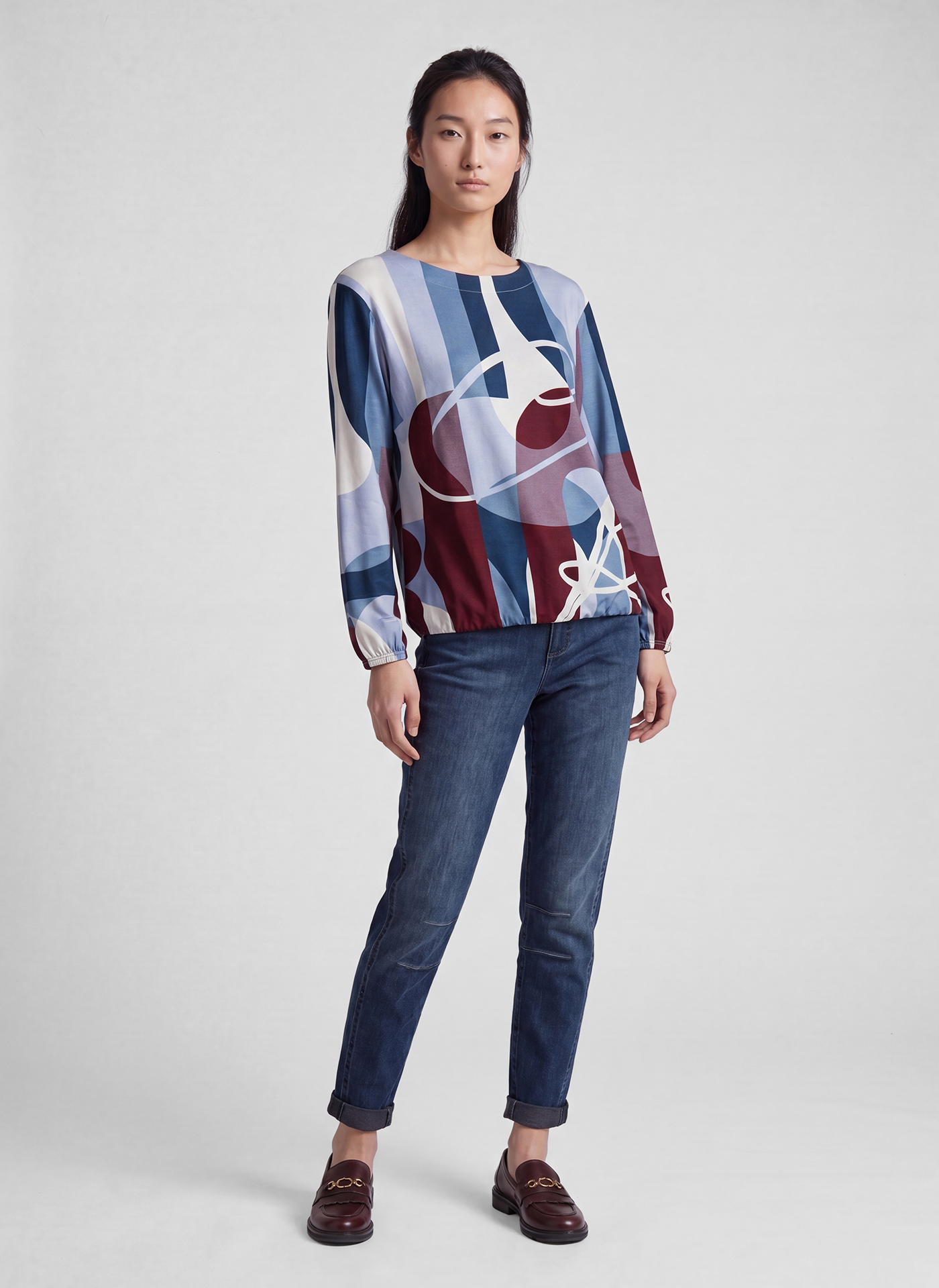 Shirt mit grafischem Print von Rabe