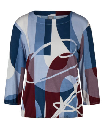 Shirt mit grafischem Print von Rabe