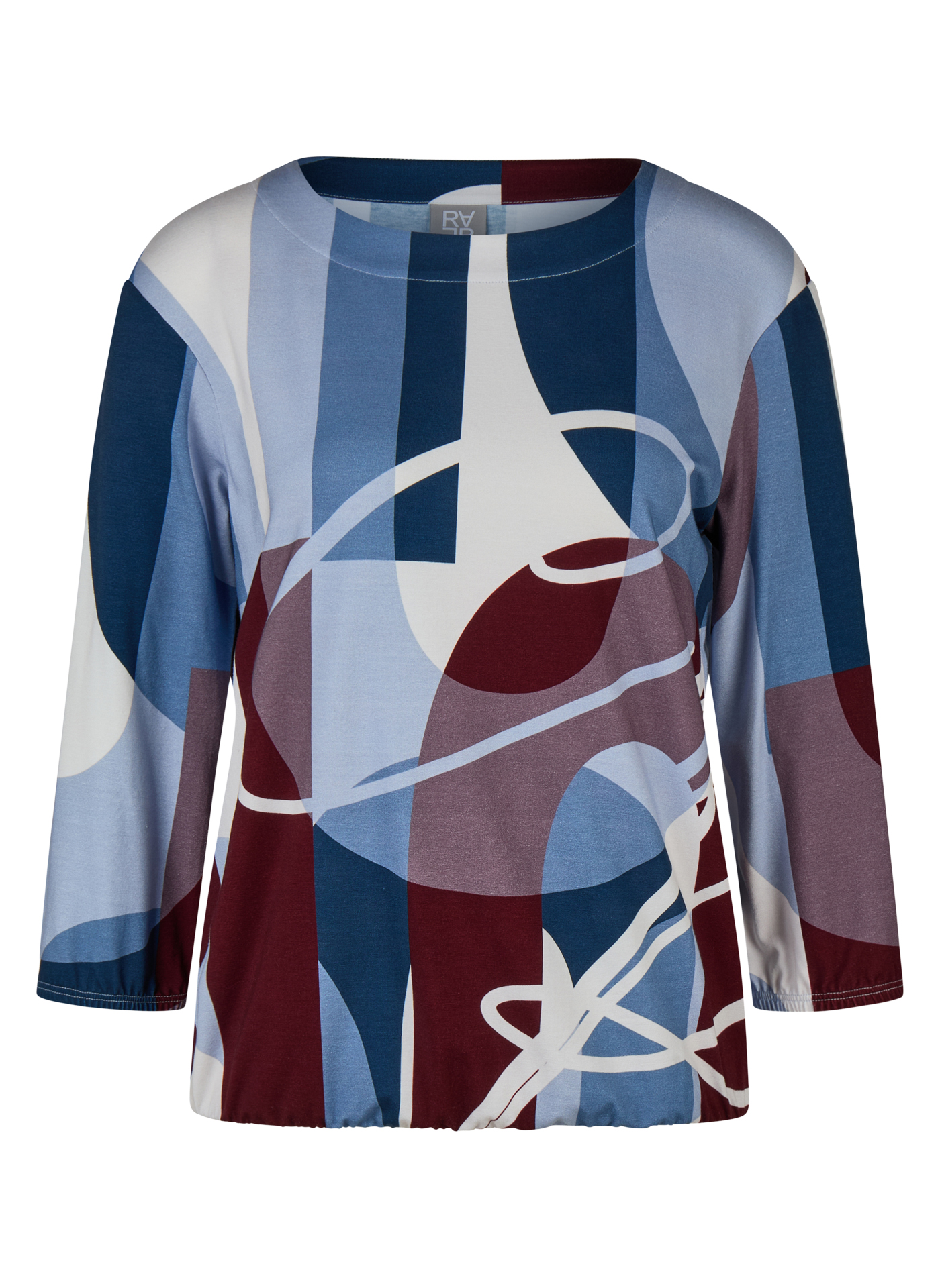 Shirt mit grafischem Print von Rabe