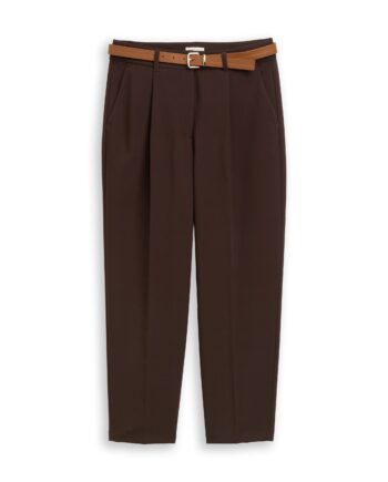 Loose Fit Barrel Hose mit Gürtel von Tom Tailor