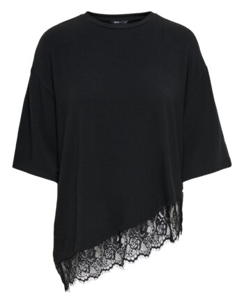 Shirt mit Spitzendetails von Only