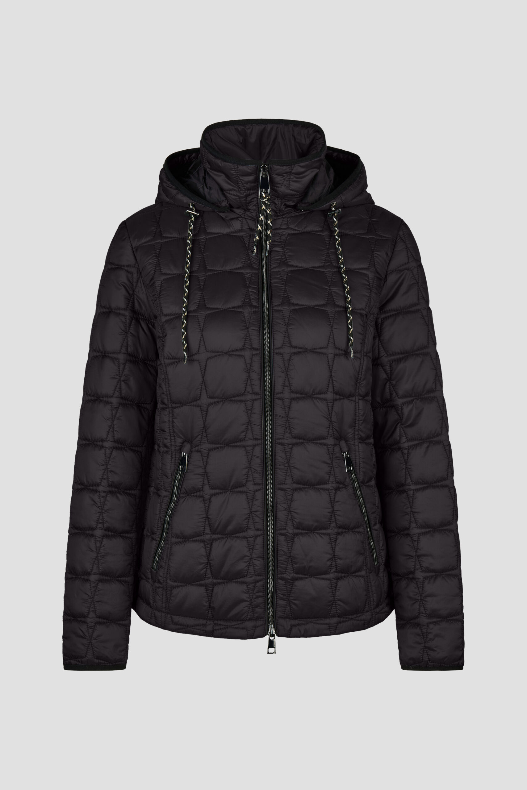Sandwich-Steppjacke mit Kapuze von Barbara Lebek