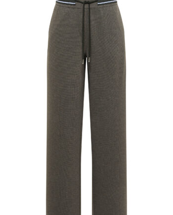 High Waist Straight Leg Hose mit Dessin von Cecil