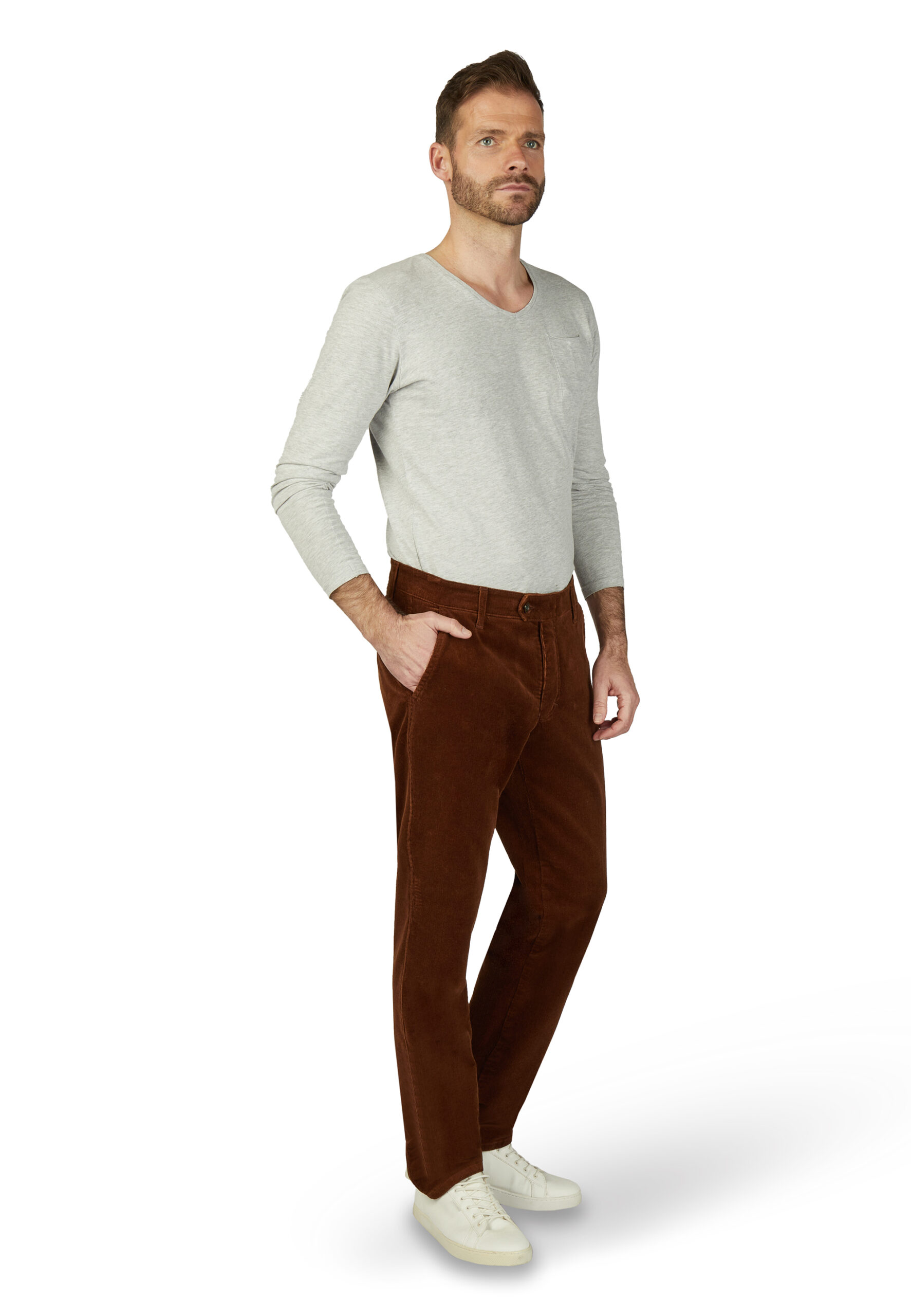 Regular Fit Cord-Hose von Club of Comfort