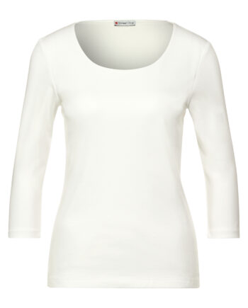 Basic T-Shirt mit 3/4 Arm von Street One