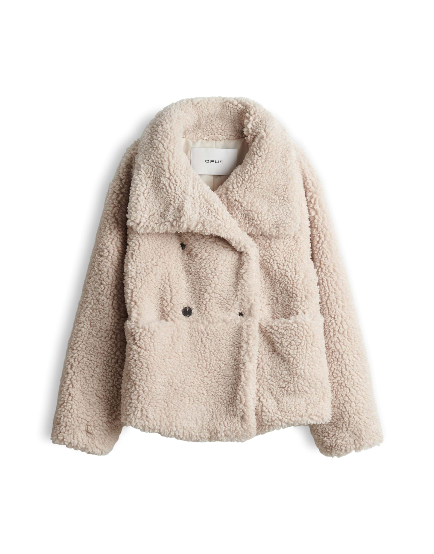 Cabanjacke aus weichem Teddyplüsch von Opus