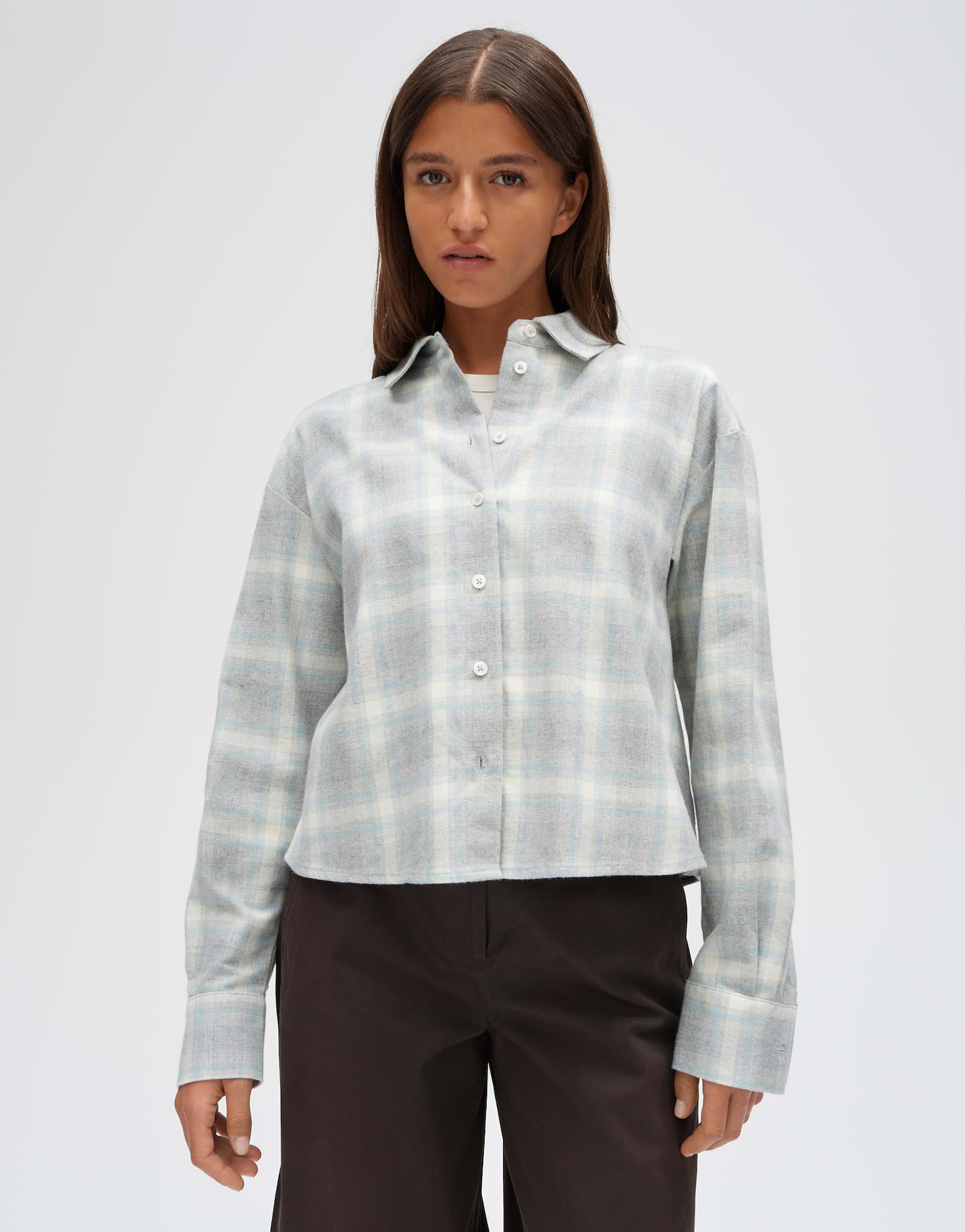 Karohemd aus weichem Flanell von Opus